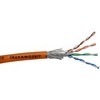 Patchkabel SF/UTP, CAT5e, CCA, Steckermontage, Orange, Meterware