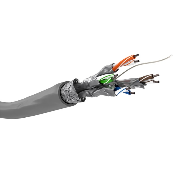 goobay® Patchkabel AWG26/7, S/FTP CAT6 CCA Grau 305m Goobay 95693