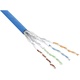 InLine® 76499B Patchkabel CAT6 blau 100m