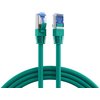 Super flexibles Netzwerkkabel, CAT6a, grün, LSZH, TPE, AWG26, 1m