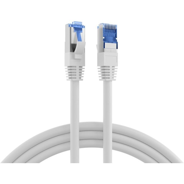 Super flexibles Netzwerkkabel, CAT6a, weiß, LSZH, TPE, AWG26, 20m EFB K5525FWS.20