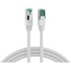Netzwerkkabel CAT.6a, weiss, Kupfer (CU) S/FTP, Cat.6A, LSZH, PoE 0,15m EFB Elektronik MK6001.0,15W