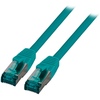 Netzwerkkabel EFB, 1m, CAT.6a, grün, Kupfer (CU) S/FTP, Cat.6A, LSZH, PoE EFB Elektronik MK6001.1GR