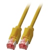 RJ45 Patchkabel S/FTP, Cat.6A, TM21, Dätwyler 7702, LSZH (halogenfrei), gelb, 10m EFB Elektronik K8708GE.10