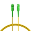 Simplex LWL Patchkabel SC/APC-SC/APC, FTTH, 9/125μm, ∅ 3mm, gelb, 3m