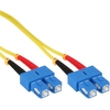 LWL Netzwerkkabel SC-SC, OS2, Duplex, halogenfrei, 9/125μm, 1m InLine 82925F