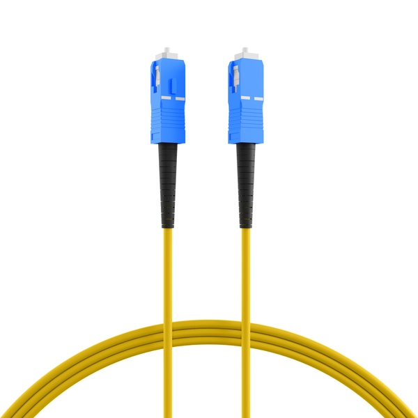 Simplex LWL Patchkabel SC/SC, 9/125μm, OS2, LSZH, gelb ∅ 3mm, 1m EFB Elektronik O1323.1