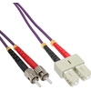 LWL Duplex LAN Kabel, SC auf ST, 50/125μm, OM4, 3m InLine 82503P