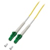 Simplex LWL Patchkabel LC/APC-LC/APC OS2 Gelb 9/125μm, LSZH, ∅ 2mm, 15m EFB Elektronik O2519.15