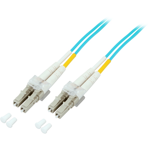 LWL Patchkabel LC/LC Duplex, Multimode 50/125μm, OM3, 0,50m EFB O0312.050