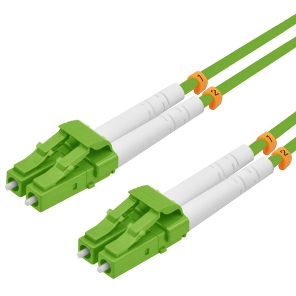 Helos LWL Patchkabel LC/LC Duplex 50/125μm OM5 lindgrün 3m Helos 187470