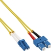 LWL Duplex Kabel LC/SC 9/125μm, OS2, 15m InLine 88656A
