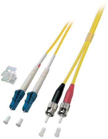 LWL Kabel LC-ST, 50/125μm, OM2, Duplex, 40m EFB O0321.40
