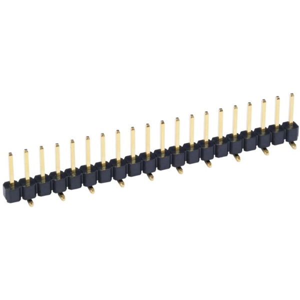 Stiftleiste SMT, 1-einreihig , 40 polig, RM 2,54mm