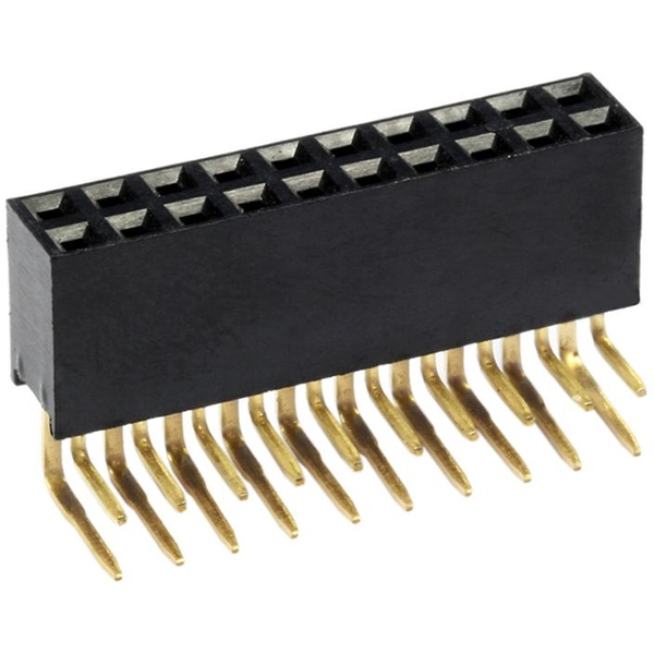 Buchsenleiste gewinkelt, Höhe 8,5mm, 3A, Raster 2,54mm, 2x 5 Pol econ connect BLW2X5