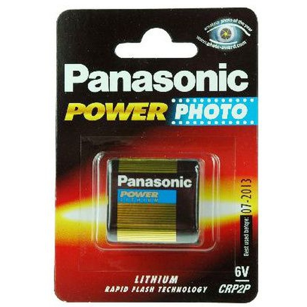 Panasonic Lithium 6 V 1600 mAh Fotobatterie 35x19,5x36 mm