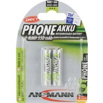 Micro AAA maxE Akku, NiMH, 550mmAh, 1,2 Volt, 2er Blister Ansmann 5035523