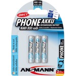 Micro AAA Akku, maxE NiMH, 800mmAh, 1,2 Volt, 3er Blister Ansmann 5030142