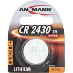 ANSMANN® Knopfzelle CR2430, Lithium, 3V, Blister