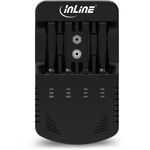 Ladegerät NiCd+NiMH, AA und AAA und 9V Block InLine 01286