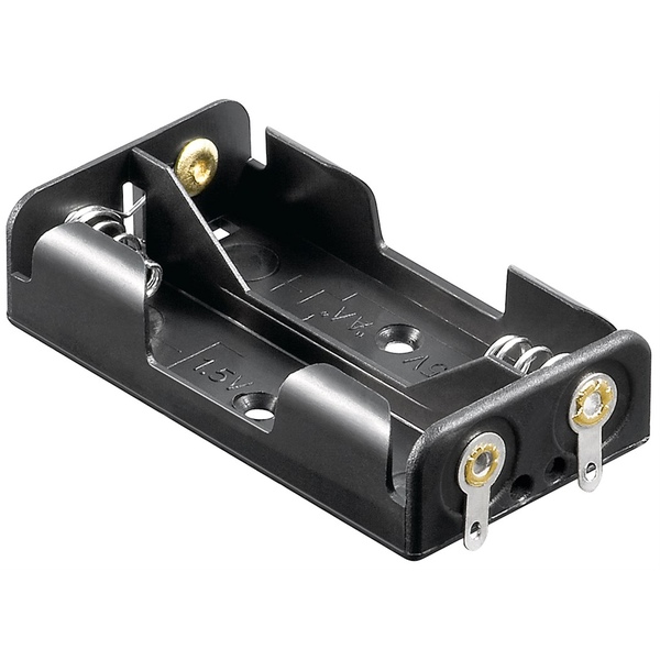 2x AA (Mignon) Batteriehalter Lötfahne (U) Goobay 46552