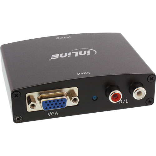 Inline 65004 VGA zu HDMI Konverter, Anshclussseite VGA