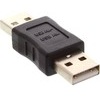 USB 2.0 Adapter - Stecker A auf Stecker A, schwarz