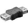 USB 2.0 Adapter 2x Kupplung Schwarz