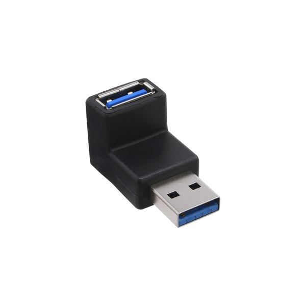 USB 3.0 Adapter, Stecker A auf Buchse A, gewinkelt 90° InLine 35300R