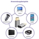 Helos® 288344 USB C Stecker auf USB 2.0 microB Buchse Premium Adapter Bild 2