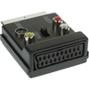 Scart Adapter Stecker/Buchse mit Cinch und S-Video Eingang