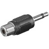 Audioadapter Cinch Buchse auf 3,5mm Mono Klinkenstecker