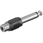 Cinchbuchse auf Mono Klinkenstecker 6,3mm Goobay 11118