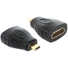 Adapter HDMI Stecker A auf Stecker Mini C Delock 65242