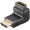 HDMI Eckadapter HDMI A Stecker auf HDMI A Buchse 90 Grad oben gewinkelt