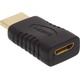 Inline HDMI A auf Mini C Adapter Ansicht MIni C