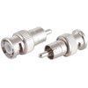 Videoadapter Cinchstecker auf BNC Stecker