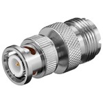 BNC-Stecker > UHF-Kupplung mit Goldkontakten Goobay 11351