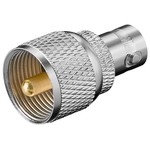 BNC-Kupplung > UHF-Stecker mit Goldkontakten Goobay 11352