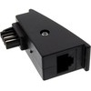 Analog Splitter/ Adapter - Telefonkabel/ Netzwerkkabel - RJ45 auf NFN -  Wester-Stecker/ Buchse - für Router, Modem, Fax, Telefon, Fritzbox -  schwarz - 0,15m, € 5,- (3812 Groß-Siegharts) - willhaben