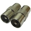 Antennen Adapter, 2x Koaxialstecker, Vollmetall