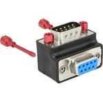 Delock Adapter Sub-D 9 Pin Stecker > Buchse 270° gewinkelt Mutter und Schraube tauschbar Delock 65595