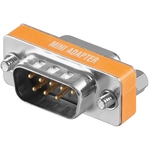 Nullmodem-Adapter RS232, 9-pol Stecker zu 9-pol Buchse Goobay 50687