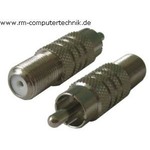 Adapter F Buchse auf Cinchstecker rmLine® 2899
