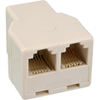 RJ12 Modular Y-Verteiler, 1x RJ12 Buchse zu 2x RJ12 Buchse