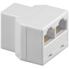 RJ45 Modular Y-Adapter 3x 8 Pol Kupplung (8P8C)
