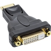 Displayport zu DVI Adapter, DisplayPort Stecker auf DVI-D 24+1 Buchse, schwarz InLine 17199J