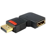 Displayport Winkeladapter links, Stecker auf Buchse Delock 65377