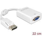 Delock Adapter DisplayPort 1.2 Stecker > VGA Buchse Passiv weiß Delock 61766