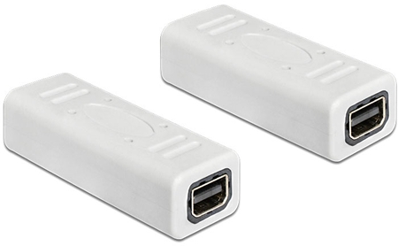 Displayport Adapter, mini Displayport 1.2 Buchse >auf Buchse Delock 65450